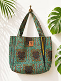 Zuri kitenge beach bag by Nguvu, handmade in Tanzania