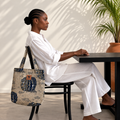 Malenge kitenge shopper bag by Nguvu, handmade in Tanzania